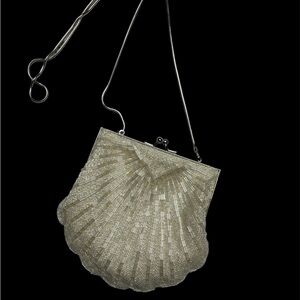 Elegant Silver Evening Clutch